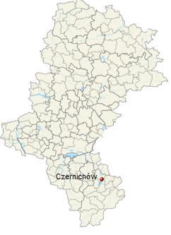 Rysunek 1 Czernichów na mapie Województwa Śląskiego