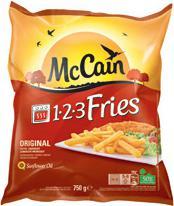 Frytki McCain 750 g 7,99 zł / od 6,99 od 1 zł