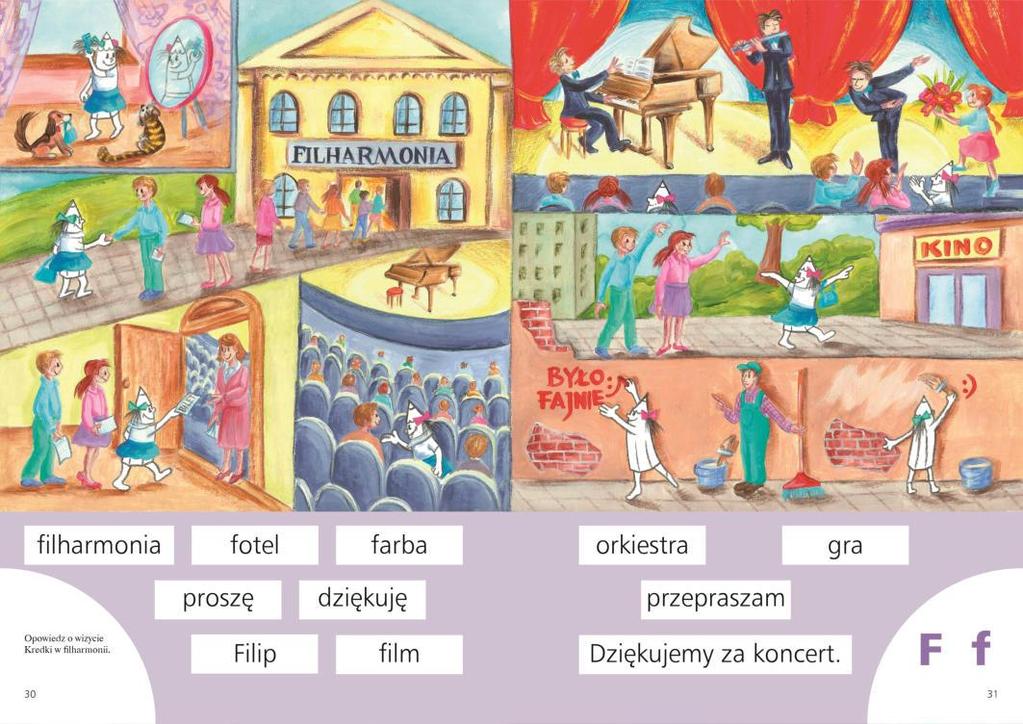 ZAJRZYJ DO ŚRODKA Opowieść obrazkowa z mnóstwem szczegółów na rozkładówce.
