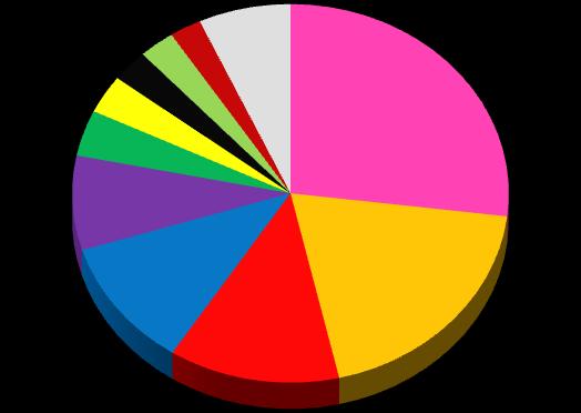 Udział bossów o największej ekspozycji 7% 3% 2% Tomasz Zadroga (PGE) Michał Szubski (PGNiG) 3% Dariusz Lubera (Tauron) 8% 4% 3% 27% Maciej Witucki (TP) Zbigniew Jagiełło