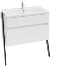 65 Op-Arty D60 szafka podumywalkowa washbasin cabinet 0D2S nóżki legs 63,5 cm szer w wys gł h d kolor colour indeks index cena price 79,9 40,2 cm lakier biały połysk + lakier czarny mat lacquer white