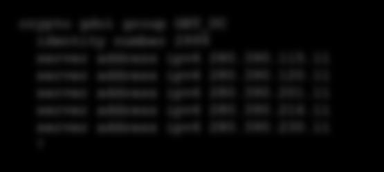 crypto gdoi group GET_UC identity number 2999 server address ipv4 280.390.216.11 server address ipv4 280.390.230.11 server address ipv4 280.390.115.