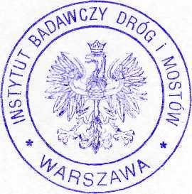 Aprobata Techniczna IBDiM Nr AT/005-03-1936 str. 1/14 B. AKCEPTACJA Na podstawie rozporządzenia Ministra Infrastruktury z dnia 8 listopada 004 r.