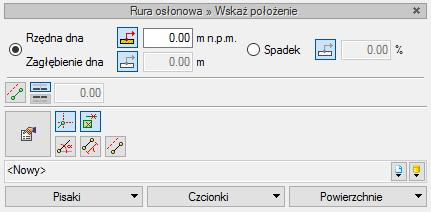 obiekty wymagające podania parametrów geometrycznych oraz obiekty, które odzwierciedlane są tylko jako symbole graficzne, bez definiowania ich rzeczywistych wymiarów.