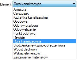 znajdujące się w wybranej branży (module), np. rurę kanalizacyjną (Rys. 21). Rys. 20.