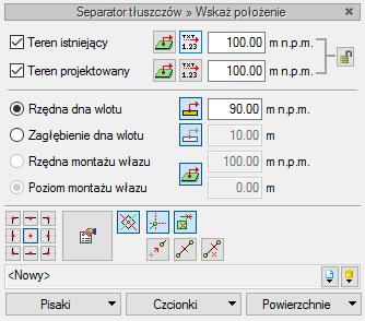OSWR_GRS. Pojawia się wówczas okno wstawiania obiektu. Rys. 74.