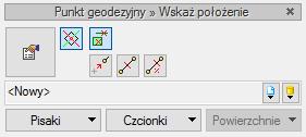 ArCADia-INTELLICAD: Pasek narzędzi Sieci Kanalizacyjne lub napisz OSWR_GEO. Pojawia się wówczas okno wstawienia obiektu.