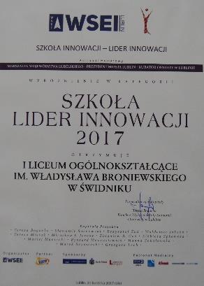 poziom edukacyjny, wychowawczy i bezpieczeństwo swoim uczniom.