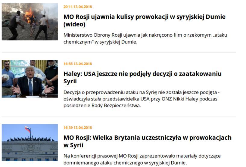 W obszarach wymiany opinii dystrybuowane treści zbieżne z działaniami rosyjskich ośrodków propagandowych.