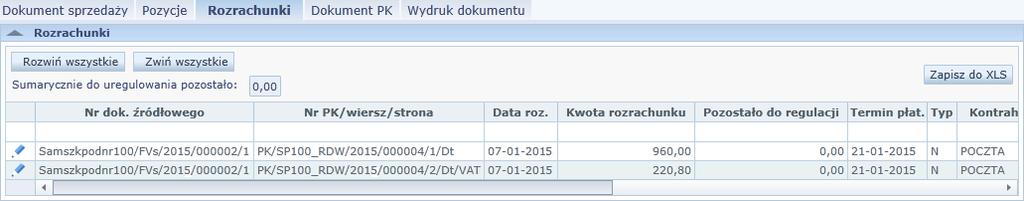 Finanse 23 W dokumencie korekty należy wprowadzać zmiany w wierszu Po korekcie.