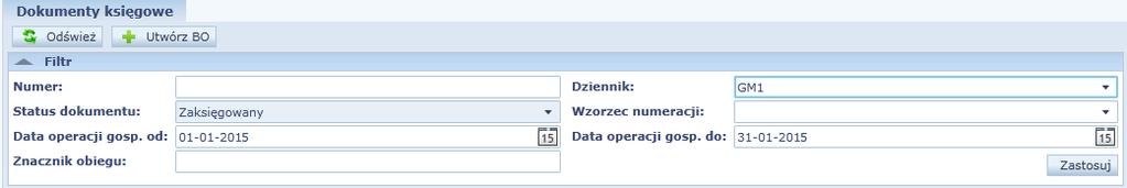 Finanse 41 6. Kliknij przycisk Księguj.