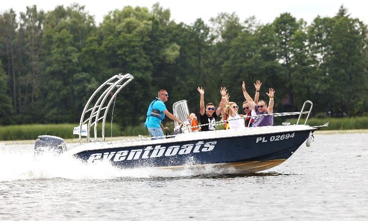 Pojedyncze atrakcje Eventboats Box Rejs łodzią motorową rekreacyjne pływanie po