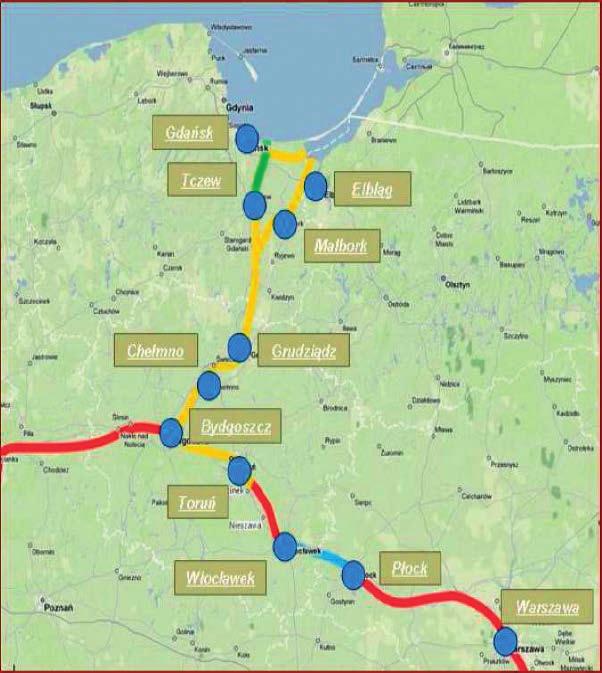 różnych form żeglugi morsko-rzecznej dobrze wpisujących się w strategię rozwoju europejskiego systemu transportowego.