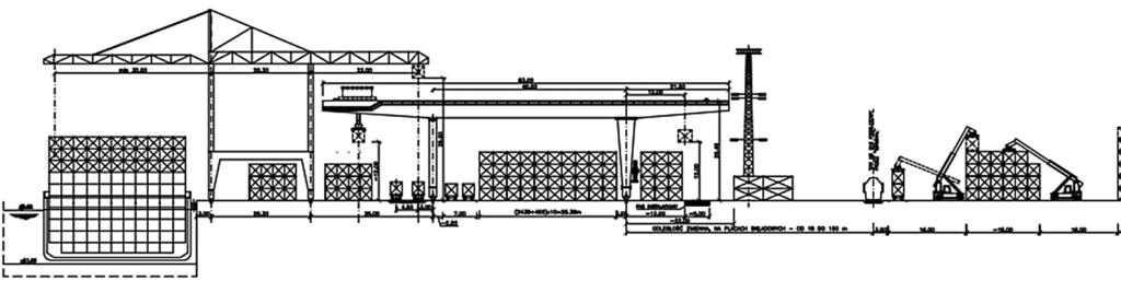 Rys. 5. Przykład schematu technologicznego możliwego do zastosowania porcie morsko-rzecznym spadać.