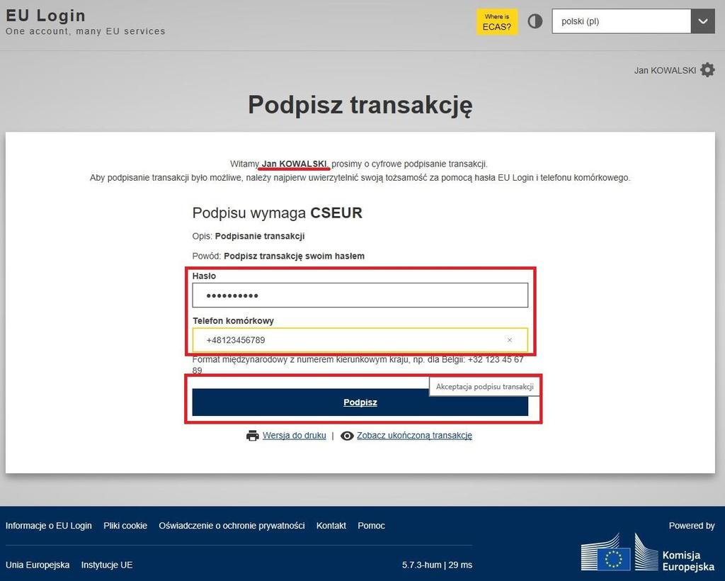 Opcjonalnie można wybrać identyfikator projektu, z którego wygenerowane zostały jednostki przeznaczone do zamiany (2),