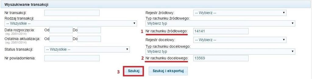 6.7. Sprawdzenie statusu transakcji W celu sprawdzenia statusu transakcji, która została zainicjowana (i jeśli to konieczne zatwierdzona w systemie przez innego upoważnionego przedstawiciela) należy