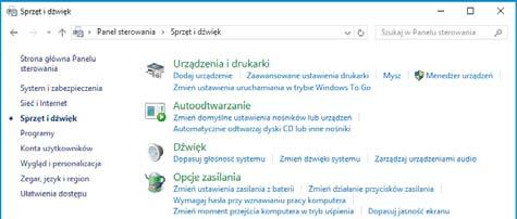 Uruchamianie HDV 820 Przykład Microsoft Windows 10 Aby zainstalować pakiet oprogramowania HDV 820 USB Audio Software Package i ustawić HDV 820 jako