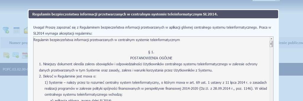 Pierwsze logowanie do systemu Podczas pierwszego logowania system