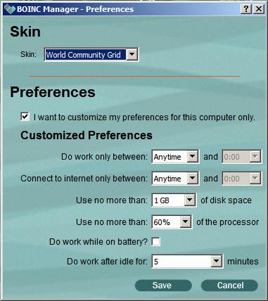 - drzemka (Snooze) Pozwala nam zatrzymać chwilowo proces, w każdej chwili mozemy wlaczyc go ponownie, - ustawienia (Preferences) Tutaj mozemy ustawić parametry, które nasz komputer moze wykożystać do
