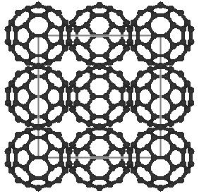 Kryształy molekularne Kryształy zbudowane są z odrębnych, nie połączonych między sobą wiązaniami chemicznymi drobin, w których energia wiązań wewnątrz molekularnych (najczęściej