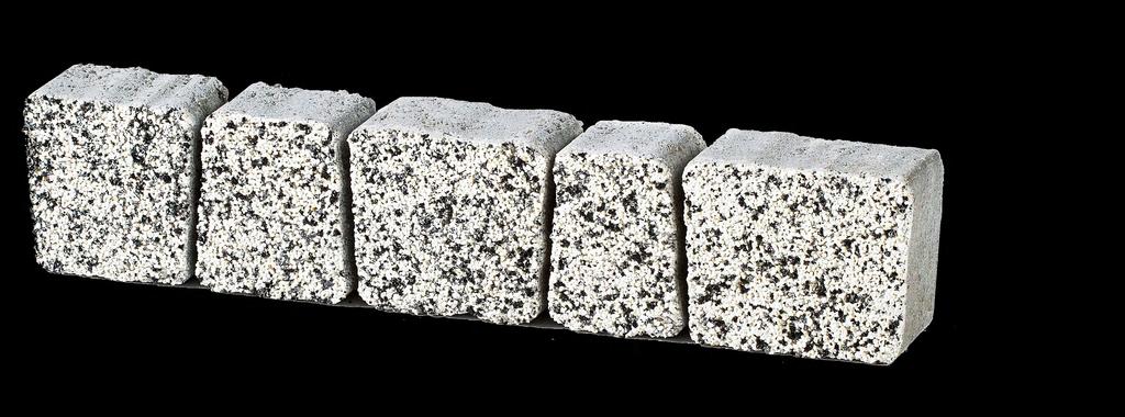 40 [mm] cena netto: 42,30 zł/m2 cena brutto: 52,03 zł/m2 D granit Kostka DReWBET granit w gruboêci 4 cm to dwuwarstwowa kostka brukowa z wierzchnià warstwà ze szlachetnego, naturalnego