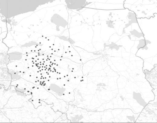 budowy Duże możliwości zagęszczania sieci na terenach, na których