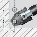 2 Minimalny odstęp między przewodami Pressgun 5 / 4E / 4B Typ zaciskarki PT3-EH / AH, Typ2 (PT2) Pressgun Picco Picco [mm] ø d a a b a b 6 5 45 5 48 20 6 45 5 50 25 23 58 20 55 32 2