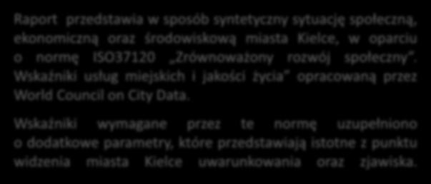 Raport przedstawia w sposób syntetyczny sytuację społeczną, ekonomiczną oraz środowiskową miasta