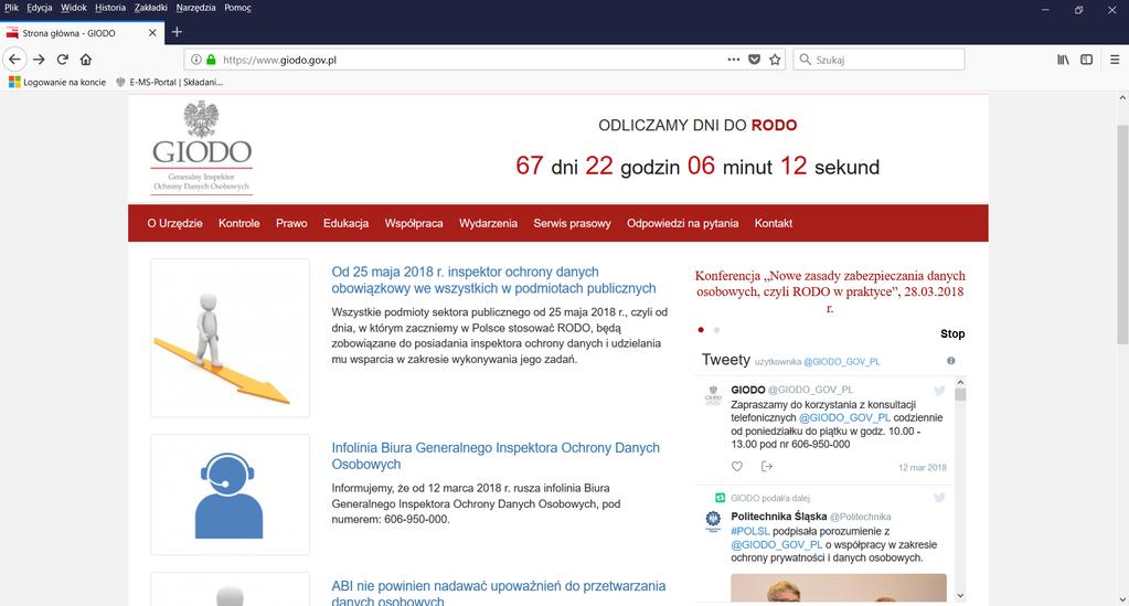 Opinie, wytyczne, wskazówki Poradnik dla Inspektorów Ochrony