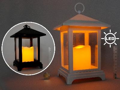 Lampion LED dynia HALLOWEEN, 3xAG10, świeci zmienia światło; wym.