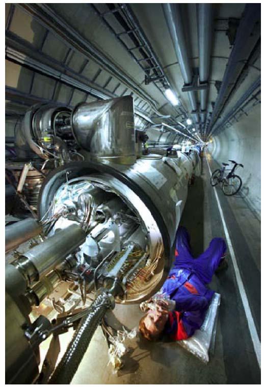 LHC Wnętrze magnesu