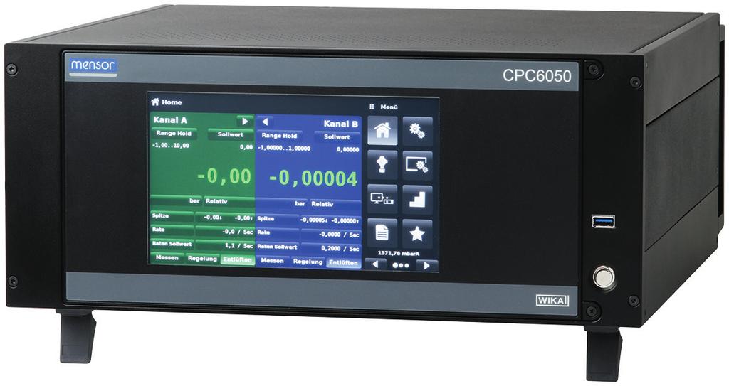 Technologia kalibracji Modułowy kontroler ciśnienia Model CPC6050 Karta katalogowa WIKA CT 27.