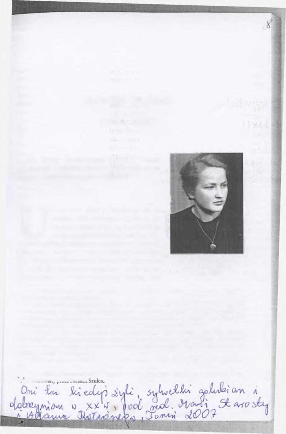 Jadwiga Cyrklaff' (1914-1945) Ps. Tekla, przedwojenna harcerka, członek AK, łącznik, działaczka pomocy społecznej, aresztowana i zamordowana przez Niemców. *** Ur. 3.08.