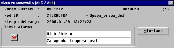 sygnalizację i obsługę alarmów napływajacych ze sterowników zmianę nastaw wszelkich parametrów sterowników pracujących w systemie tworzenie ograniczonych poziomów dostępu dla różnych użytkowników