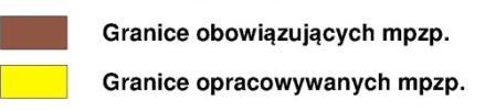 Przystąpienie do sporządzenia mpzp W rejonie ulicy Gołębiej w Poznaniu sytuacja planistyczna Obowiązujący mpzp Obszar