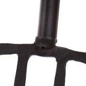 GRM 07 EAN: 90217696330 PL Widły ogrodowe Trzonek metalowy profilowany Rękojeść profilowana, wykonana z tworzywa HDPE Głowica hartowana, spawana do trzonka EN Digging fork Metal ergonomic handle