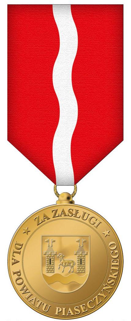 .. Wzór dyplomu nadania Odznaki Honorowej Powiatu Piaseczyńskiego DYPLOM.