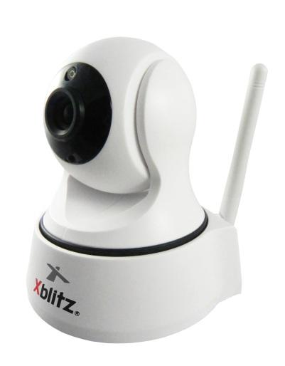 KAMERA IP / Wi-Fi 199 PLN* Xblitz Ready Kamera IP do monitoringu wewnętrznego z Wi-Fi Procesor Hi3518E Soczewka 6G kąt 170 Format plików: H.