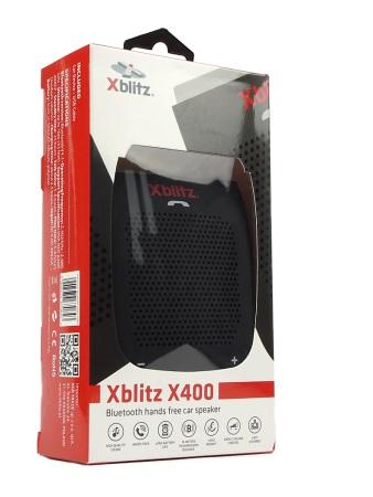 ZESTAW GŁOŚNOMÓWIĄCY BLUETOOTH 99 PLN* Xblitz X400 Bezprzewodowy zestaw głośnomówiący Bluetooth dedykowany do samochodów Wersja Bluetooth: 4.1 Częstotliwość pracy: 2.