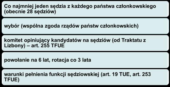 STUDIA PODYPLOMOWE 2 RZECZNICY GENERALNI PRZY TRYBUNALE SPRAWIEDLIWOŚCI 3 4 Obecnie, Sąd ma jurysdykcję SĄD w