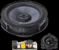 2x150/100 Watt, 4 ohm, 1299 ONE 200 Golf 4 EXTREME 2-drozż ny syste1m do Golfa 4, Bory, Passata B5 25 mm silk dome tweeter: HG-25 Golf4 Mid-woofer: HG-200SLIM-2 Extreme Midrange: HG-100 SLIM-4