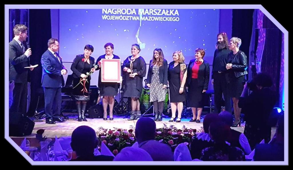 NAGRODA MARSZAŁKA Chór Mienia River został laureatem XVII edycji konkursu Nagroda Marszałka Województwa Mazowieckiego.