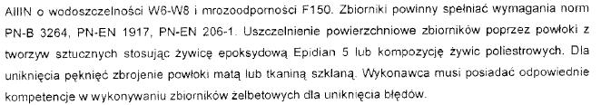 Dodaje się do Tabeli Przedmiarowej nr 17 pozycję o nazwie: Ogrodzenie zbiorników - patrz załącznik AD 186 do niniejszych odpowiedzi. 166.