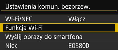 Łączenie z wykrytą siecią w sposób ręczny Nawiąż połączenie poprzez wybór nazwy SSID (lub ESS-ID) punktu dostępu spośród dostępnych punktów dostępu znajdujących się w najbliższym otoczeniu.