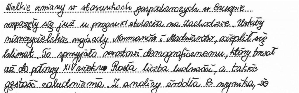 i w roku 1340) było podstawą do rozważań na temat przyczyn osadnictwa na ziemiach polskich, mającego wpływ na gospodarkę polską w okresie rozbicia dzielnicowego.