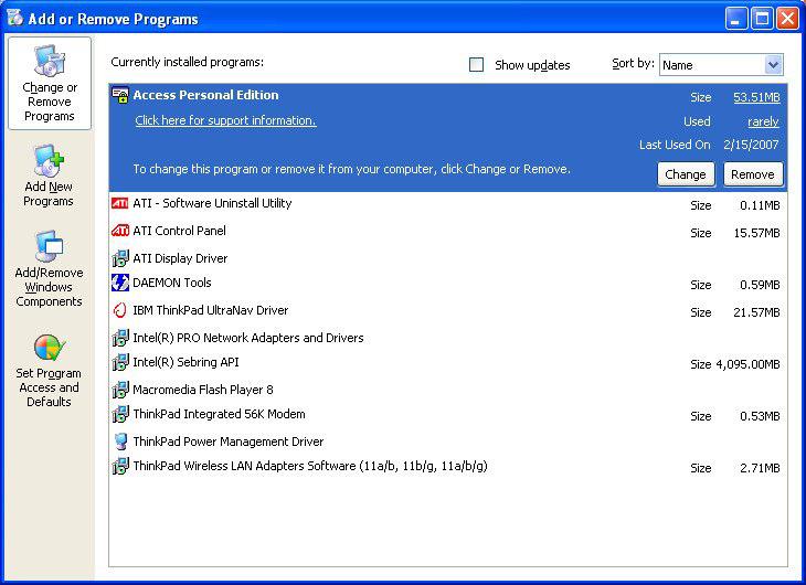 Access Professional Edition Deinstalacja Ponowna instalacja pl 77 5.2 Deinstalacja Uwaga! Przed rozpoczęciem odinstalowywania należy zakończyć działanie wszystkich aplikacji systemu Access PE.