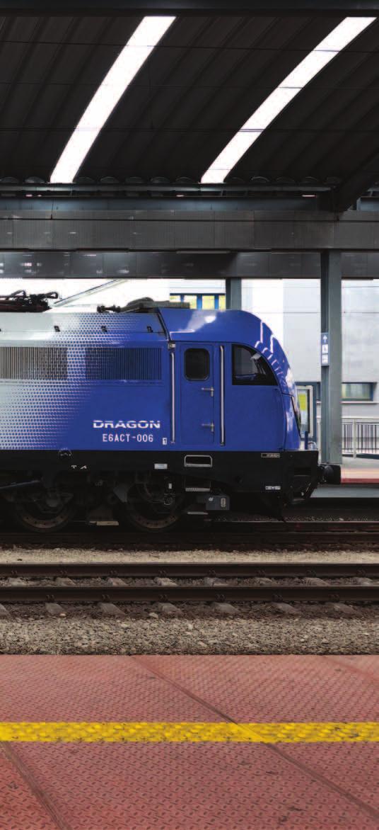 LOKOMOTYWY ELEKTRYCZNE DRAGON Dostępne opcje: dodatkowy napęd (opcja Dual Power) i zwiększenie siły napędowej (opcja Max Load) W zależności od potrzeb klientów, lokomotywy Dragon mogą być wyposażone