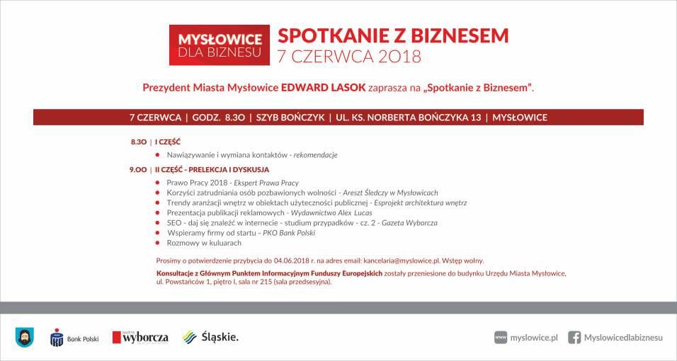 8 INFORMACJE / www.itvm.pl / maj 2018 TWOJE MYSŁOWICE / zobacz czym żyje miasto!