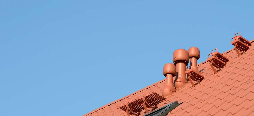 PRZEJŚCIA DACHOWE PRZEJŚCIA DACHOWE do pokryć dachówkowych UNITILE Przejście dachowe Pasuje do wszystkich rodzajów dachów pokrytych dachówką cementową i ceramiczną.