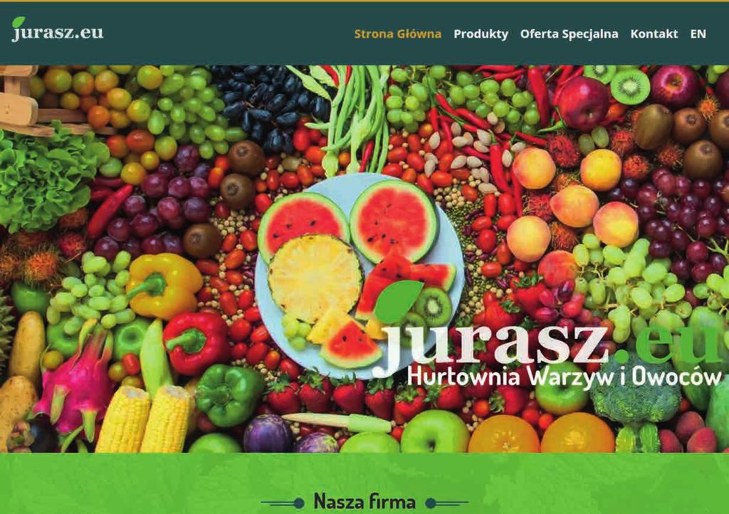 Jurasz.eu Strona dla dużej gdańskiej hurtowni warzyw.